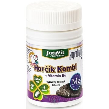 JutaVit Horčík kombi + vitamín B6 tbl 1x50 ks obrázok