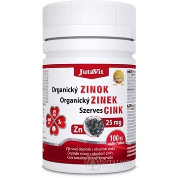 JutaVit Organický Zinok 25 mg tbl 1x100 ks obrázok