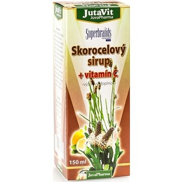 JutaVit Skorocelový sirup + vitamín C 1x150 ml obrázok