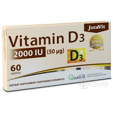 JutaVit Vitamín D3 2000 IU tbl 1x60 ks obrázok