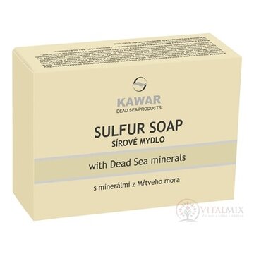 KAWAR SÍROVÉ MYDLO s minerálmi z Mŕtveho mora 1x120 g obrázok