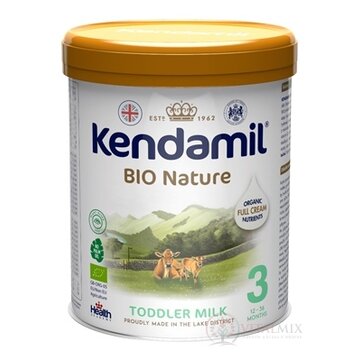 KENDAMIL 3 Organic, BIO Nature batoľacie mlieko, s DHA (12 - 36 mesiacov) 1x800 g obrázok