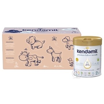 KENDAMIL Premium 2 HMO+ (box - kreatívne balenie) následná mliečna dojčenská výživa (od ukonč. 6. mesiaca) 3x800 g (2,4 kg) obrázok