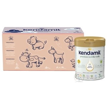 KENDAMIL Premium 3 HMO+ (box - kreatívne balenie) mliečna výživa malých detí (od ukonč. 12. mesiaca) 3x800 g (2,4 kg) obrázok