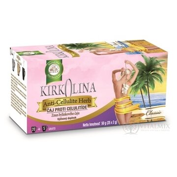 KIRKOLINA Classic Anti-cellulite Herb bylinná zmes v nálevových vreckách 25x2g (50 g) obrázok