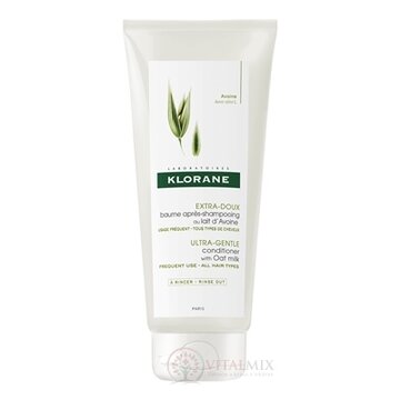 KLORANE BAUME APRÈS SHAMPOOING AU LAIT D'AVOINE balzam na vlasy s ovseným mliekom, veľmi jemný, 1x200 ml obrázok