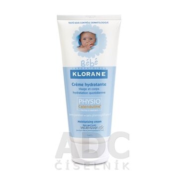 KLORANE BEBE CREME HYDRATANTE (PHYSIOCALENDULINE) hydratačný krém PHYSIOCalenduline na tvár a telo 1x200 ml obrázok