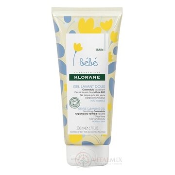 KLORANE BEBE GEL LAVANT DOUX (inovácia 2018) jemný umývací gél 1x200 ml obrázok