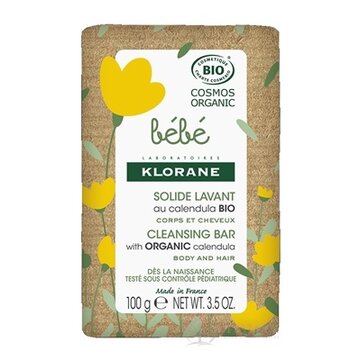 KLORANE BEBE Jemne mydlo s BIO nechtíkom,  telo a vlasy 1x100 g obrázok