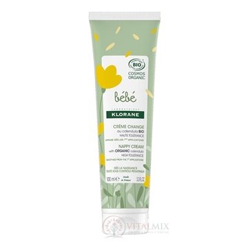 KLORANE BEBE Krém na prebaľovanie s BIO nechtíkom 1x100 ml obrázok