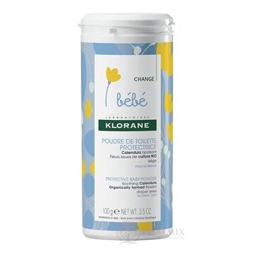 KLORANE BEBE POUDRE DE TOILETTE PROTECTRICE (inovácia 2018) ochranný detský púder 1x100 g obrázok