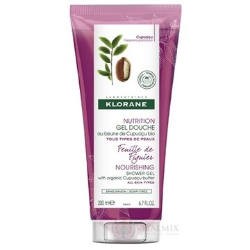 KLORANE GEL DOUCHE FEUILLE DE FIGUIER sprchovací gél, výživa, s listami figovníka 1x200 ml obrázok