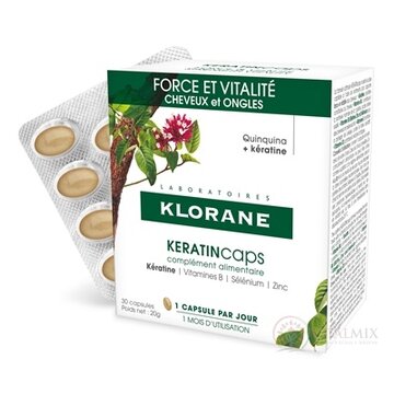 KLORANE KERATINcaps cps (inov.2021) vlasy a nechty 1x30 ks obrázok