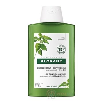 KLORANE SHAMPOOING à l'Ortie BIO šampón s bio žihľavou, mastné vlasy 1x200 ml obrázok