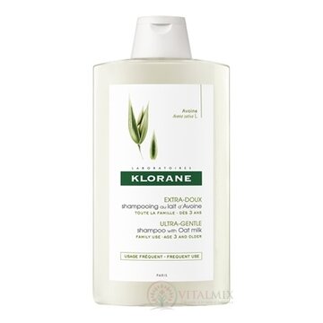 KLORANE SHAMPOOING AU LAIT D'AVOINE šampón s ovseným mliekom 1x400 ml obrázok