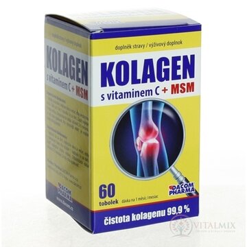 KOLAGEN s vitamínom C + MSM cps 1x60 ks obrázok