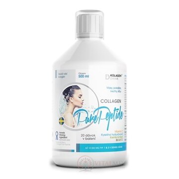 KolagenDrink COLLAGEN 10000 mg Pure Peptide tekutý rybí kolagén 1x500 ml obrázok