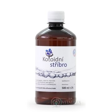 Koloidné striebro 40 ppm roztok 1x500 ml obrázok