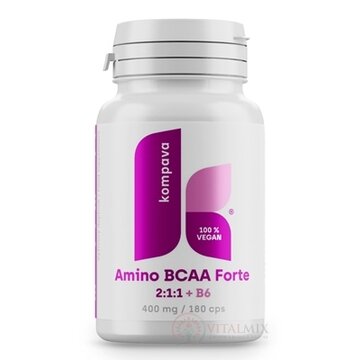 kompava Amino BCAA Forte + B6 cps 1x180 ks obrázok
