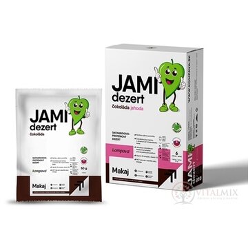kompava JAMI dezert Čokoláda sacharidovo-proteínový prášok, vrecká 1x6 ks obrázok