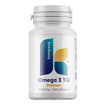 kompava Omega 3 TG Premium 1000 mg cps 1x100 ks obrázok