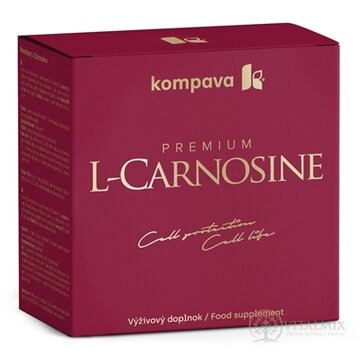 kompava Premium L-Carnosine + Darček cps 60 ks + ACIDO FIT tbl eff 10 ks grátis, 1x1 set obrázok