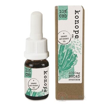konope co. 10% + ORANICKÝ MCT KOKOSOVÝ OLEJ 1x10 ml obrázok