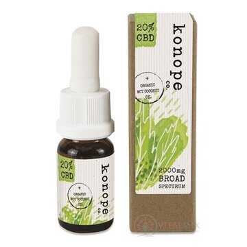 konope co. 20% + ORANICKÝ MCT KOKOSOVÝ OLEJ 1x10 ml obrázok