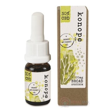 konope co. 30% + ORANICKÝ MCT KOKOSOVÝ OLEJ 1x10 ml obrázok