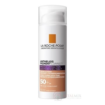 LA ROCHE-POSAY ANTHELIOS PIGMENT CORRECT MEDIUM fotokorekčný denný tónovaný krém s ochranným faktorom SPF50+ 1x50 ml obrázok