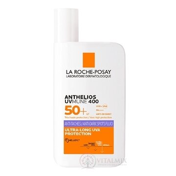 LA ROCHE-POSAY ANTHELIOS UVMUNE 400 SPF50+ FLUID fluid proti tmavým škvrnám s ochranným faktorom 1x50 ml obrázok