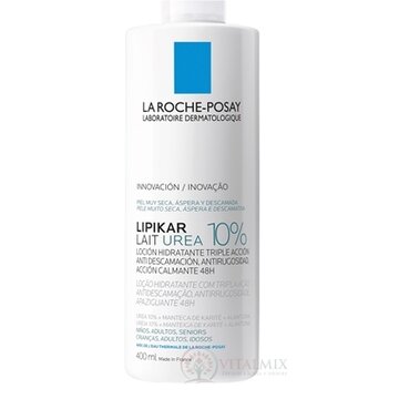 LA ROCHE-POSAY LIPIKAR LAIT UREA 10% telové mlieko, s pumpičkou 1x400 ml obrázok