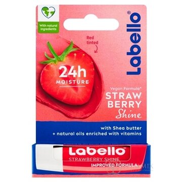 Labello STRAWBERRY Shine tónovací balzam na pery 1x4,8 g obrázok