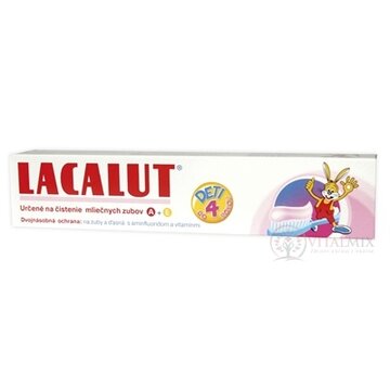 LACALUT DETSKA ZUBNA PASTA do 4 rokov bez cukru 1x50 ml obrázok