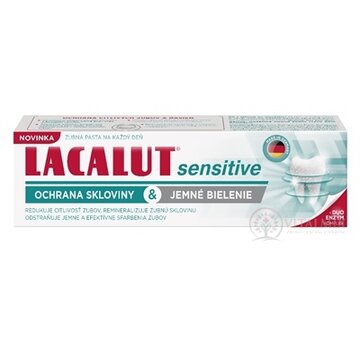 LACALUT SENSITIVE zubná pasta ochrana skloviny & jemné bielenie (+DUO enzým komplex) 1x75 ml obrázok