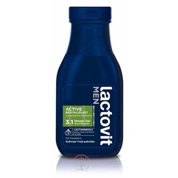 Lactovit MEN ACTIVE 3v1 Sprchový gél revitalizujúci 1x300 ml obrázok