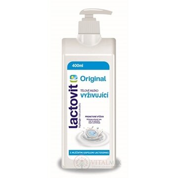 Lactovit Original Telové mlieko Vyživujúce, s lactosomas 1x400 ml obrázok
