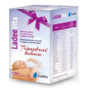 LadeeVita Trimestrové balenie cps (inov. 2020) 1x90 ks obrázok
