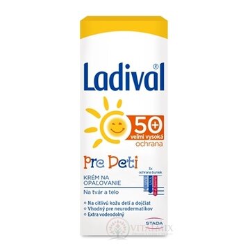 Ladival PRE DETI FACE SPF 50+ krém na opaľovanie 1x50 ml obrázok