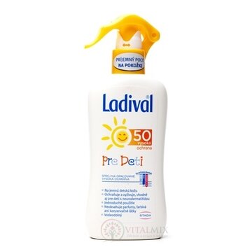 Ladival PRE DETI SPF 50 sprej na ochranu proti slnku 1x200 ml obrázok