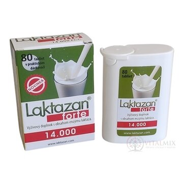 LAKTAZAN forte tbl 14.000 FCC 1x80 ks obrázok