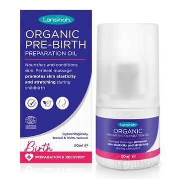 LANSINOH Organický olej na masáž hrádze 1x50 ml obrázok