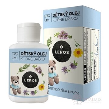 LEROS BIO DETSKÝ OLEJ POKOJNÉ BRUŠKO s materinou dúškou a kôprom 1x60 ml obrázok