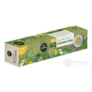 LEROS ČAJE PRE JARNÚ OČISTNÚ KÚRU čaj Očista Myseľ 21x1,3 g + čaj Očista Telo 21x1,4 g + čaj Očista Lymfa 20x1,5 g (86,7 g), 1x1 set obrázok