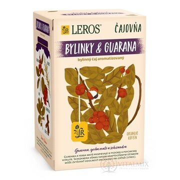 LEROS Čajovňa BYLINKY A GUARANA bylinný čaj, nálevové vrecúška 20x2 g (40 g) obrázok