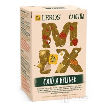 LEROS Čajovňa MIX ČAJOV A BYLINIEK nálevové vrecúška (16x2g + 2x2,5g) (37 g) obrázok