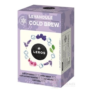 LEROS COLD BREW LEVANDUĽA nálevové vrecká (inov. 2024) 20x1,2 g (24 g) obrázok