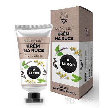 LEROS HYDRATAČNÝ KRÉM NA RUKY ŽIVEL ZEM s pančuli a fazuľou Tonka 1x30 ml obrázok