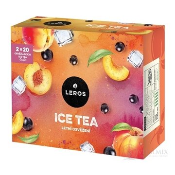 LEROS ICE TEA LETNÉ OSVIEŽENIE 6 čaj Ice Tea Broskyňa 20x2,2 g + Ice Tea Čierne ríbezle 20x2 g, 1x1 set obrázok