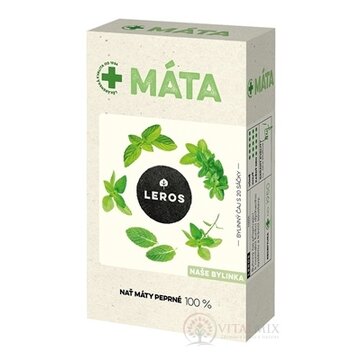 LEROS MÄTA bylinný čaj, nálevové vrecúška (inov.2021) 20x1,5 g (30 g) obrázok
